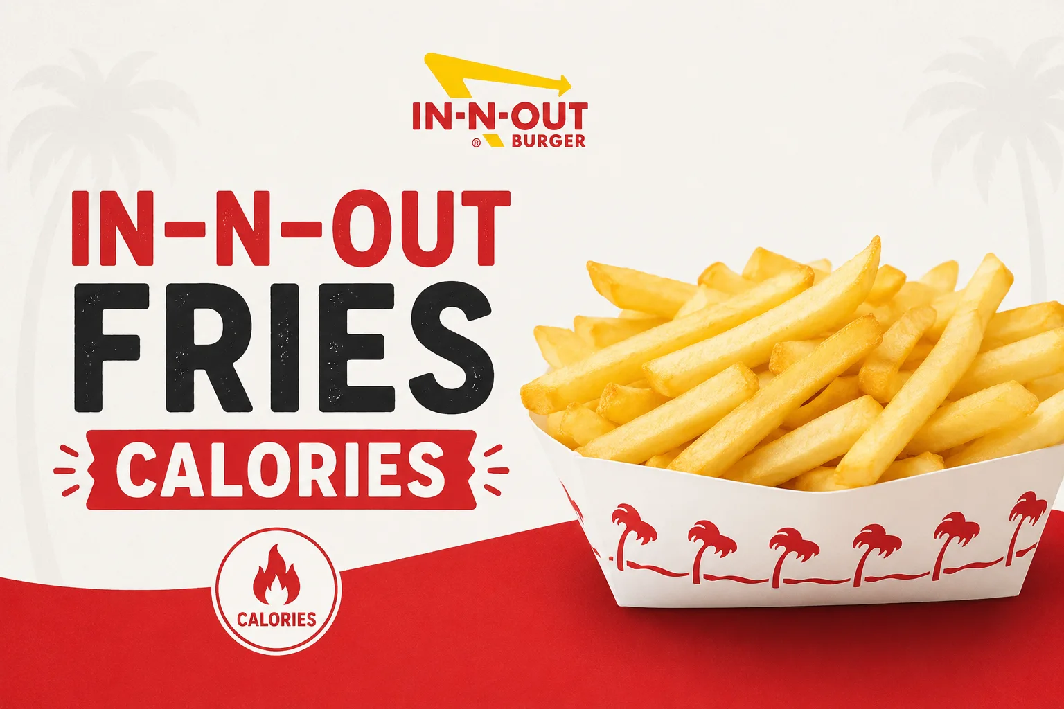 In N Out Fries Calories