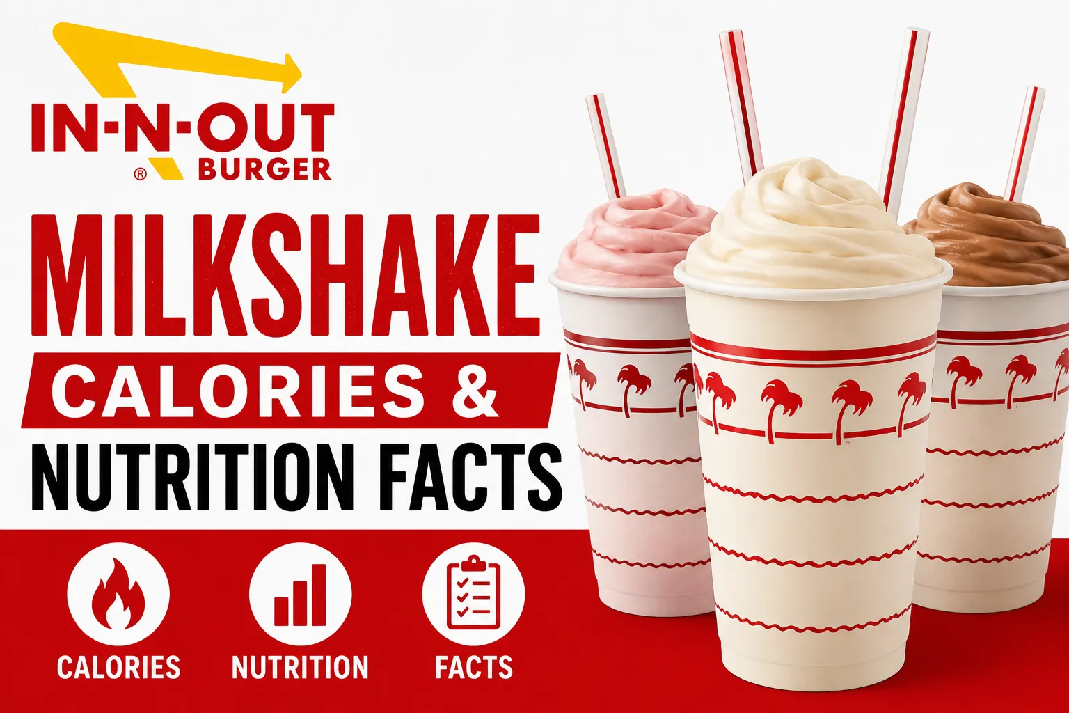 In N Out shakes Calories & Nutrition Facts